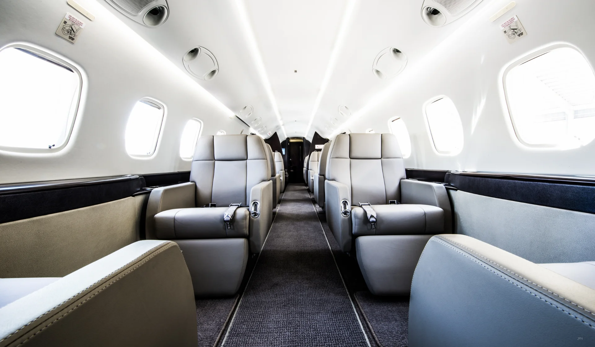 Private Jet Charter Interior